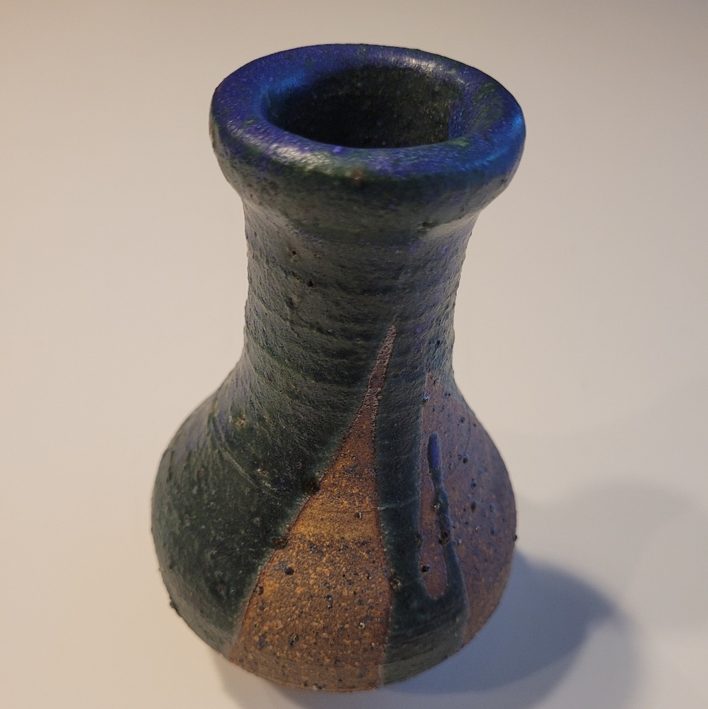 Vintage Sandstone Bud Vase.